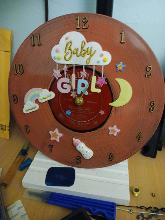 Baby Girl Clock