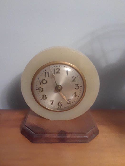 Soapstone Clock